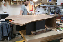 Load image into Gallery viewer, Walnut Multi-fold Coffee Table