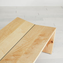 Load image into Gallery viewer, Wide Maple Beveled Bench