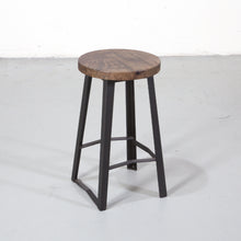 Load image into Gallery viewer, Ebonized Maple Stool