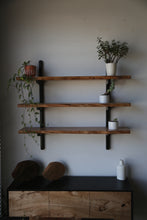 Load image into Gallery viewer, Live-edge Madrone Wall Shelve Unit
