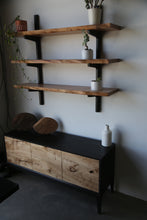 Load image into Gallery viewer, Live-edge Madrone Wall Shelve Unit
