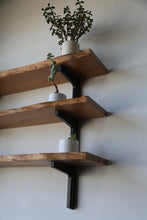 Load image into Gallery viewer, Live-edge Madrone Wall Shelve Unit
