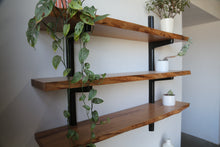 Load image into Gallery viewer, Live-edge Madrone Wall Shelve Unit
