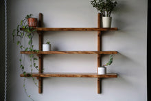 Load image into Gallery viewer, Live-edge Madrone Wall Shelve Unit
