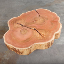 Load image into Gallery viewer, Cedar Crosscut Coffee Table
