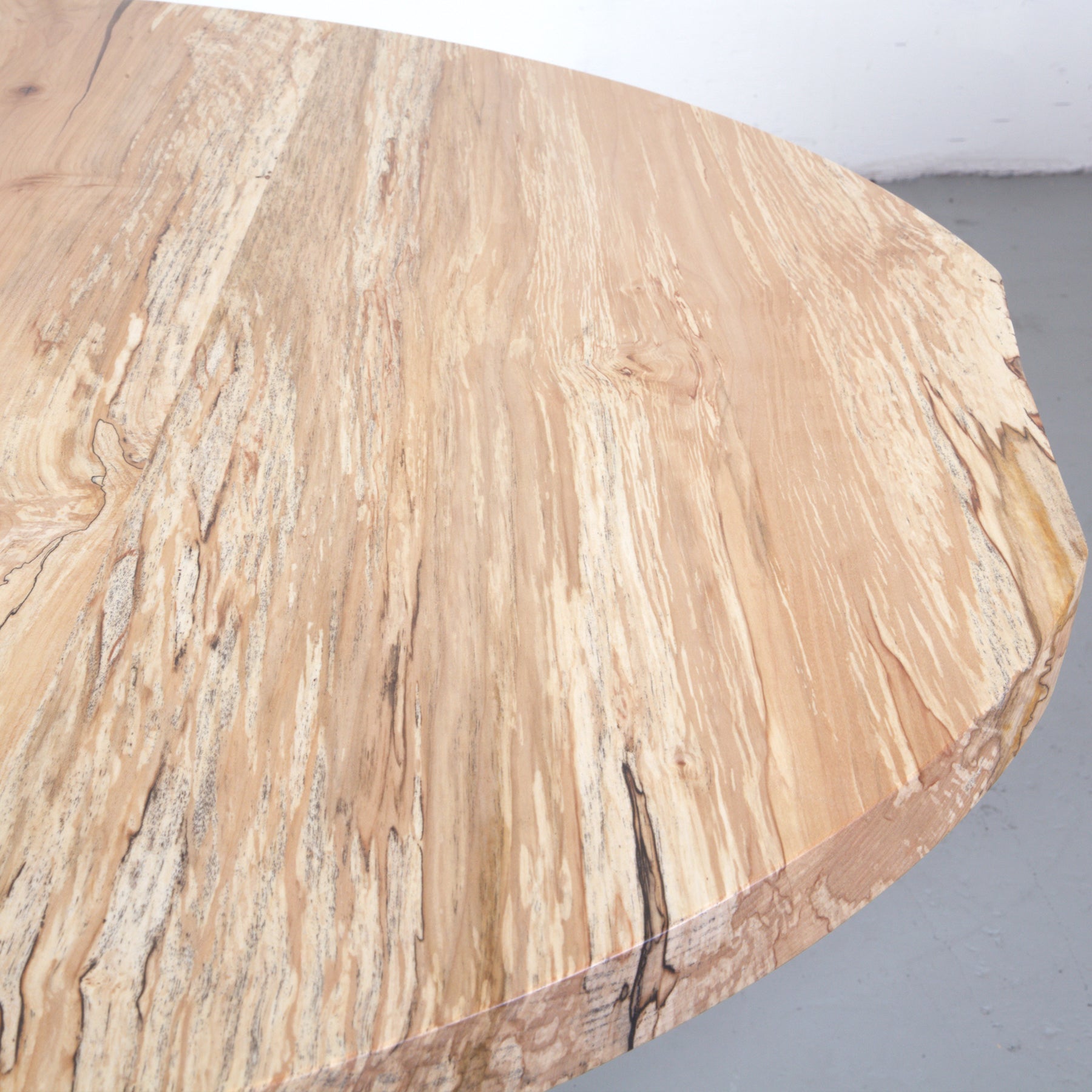 Spalted Maple Round Table Top