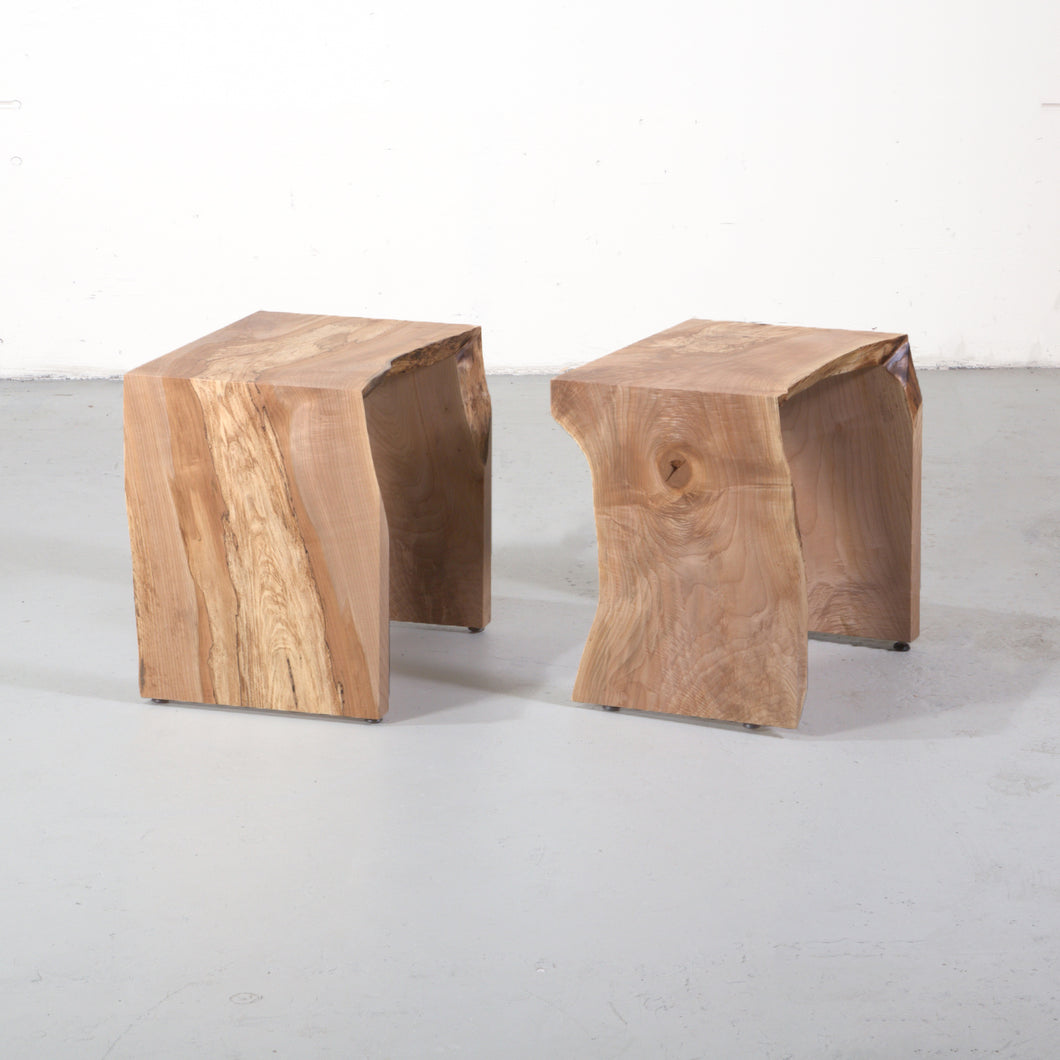 Waterfall Maple End Table Set